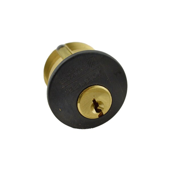 Corbin Russwin 1-1/8" Standard Mortise Cylinder with Cloverleaf Cam and 6 Pin 60 Keyway Oil Rubbed Bronze CR1000118A0161360 - main
